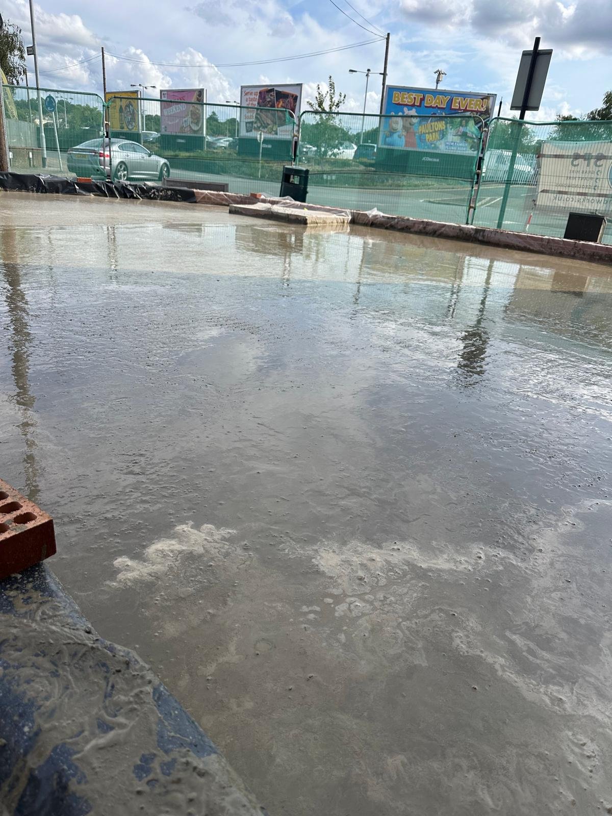 Reinforced concrete slab
