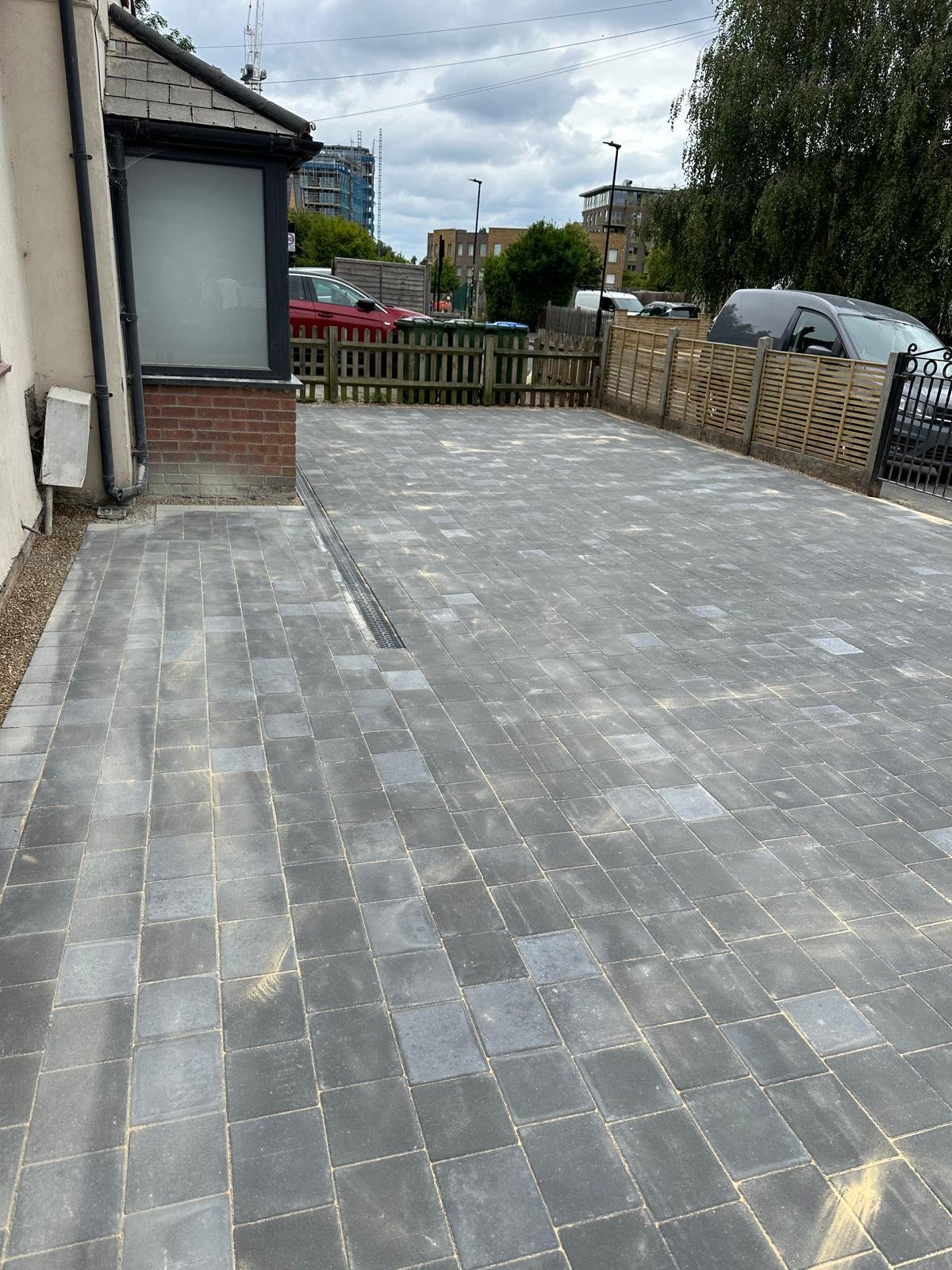 Block paving detail
